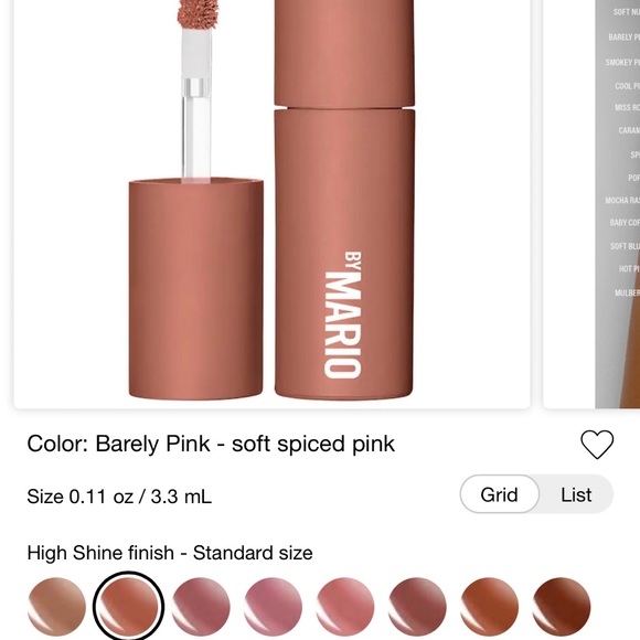 NEW Makeup by Mario Moisture Glow Plumping Lip Color - Barely Pink - Picture 4 of 6